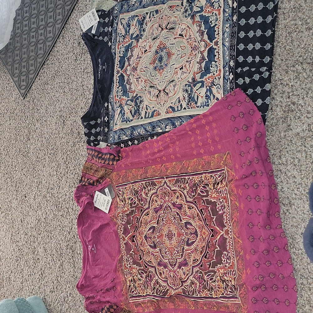 2 Brand new Lucky Brand T shirts